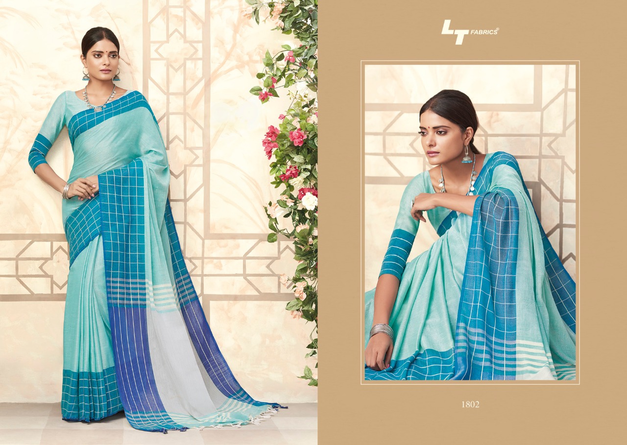 L T Fabric Designer Linen Silk Saree Catalog L T Fabric Designer Linen Silk Saree Catalog